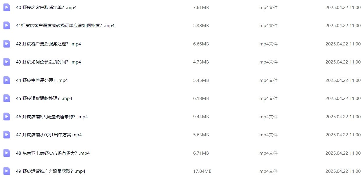 图片[5]-跨境Shopee基础运营实操课-墨熠合众