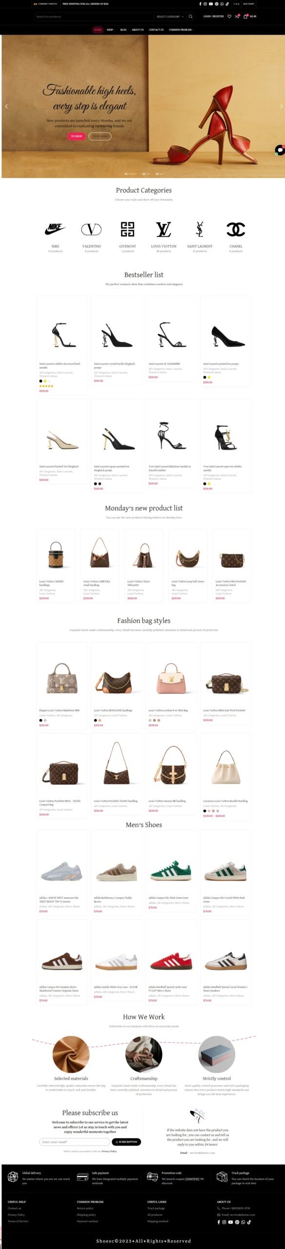 图片[1]-黑五奢侈品FP网站打包出售，包含货源，物流，收款-墨熠合众